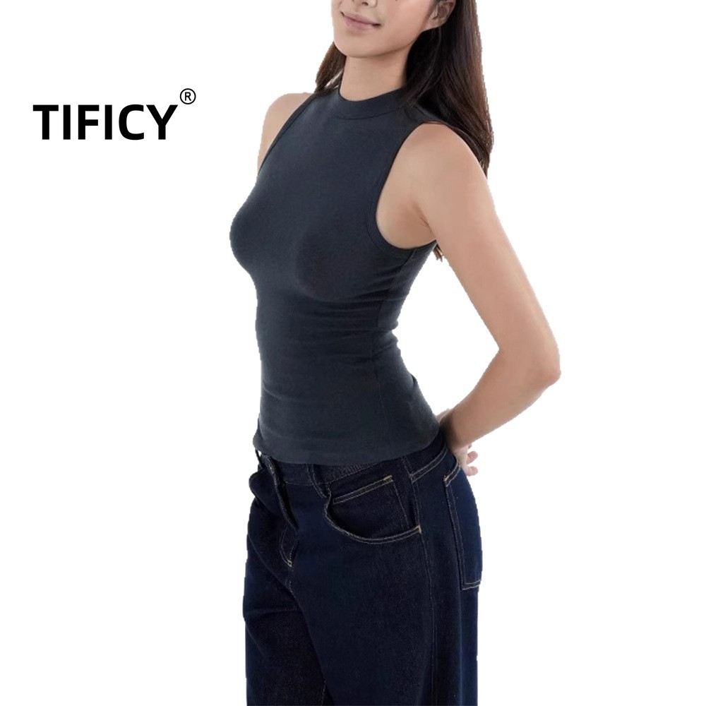 Women'S Formal Evening Wear Tops - بلوزة رياضية ريترو بدون أكمام بياقة