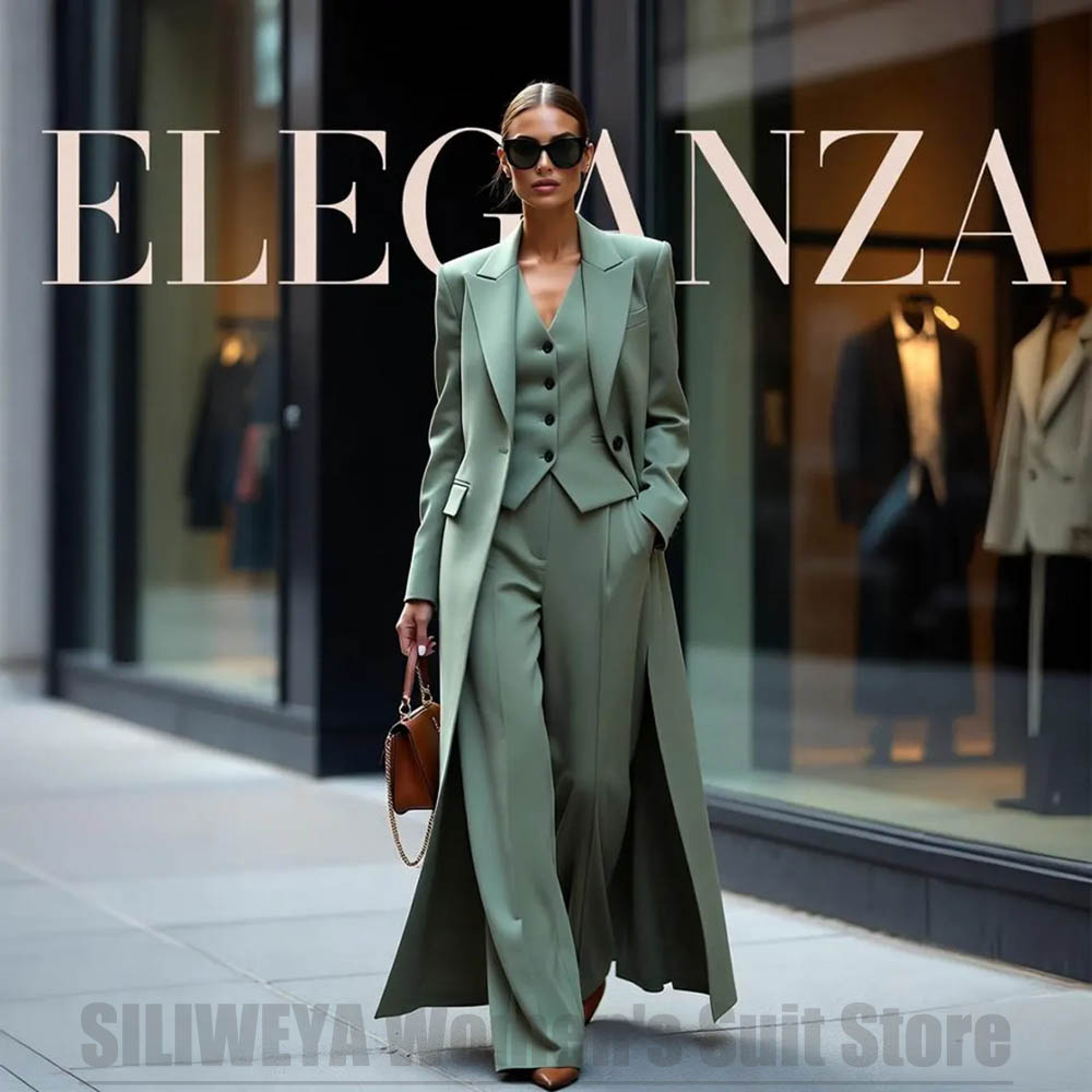 Women'S Formal Wear With Pants - طقم بدلة نسائية أنيق من ثلاث