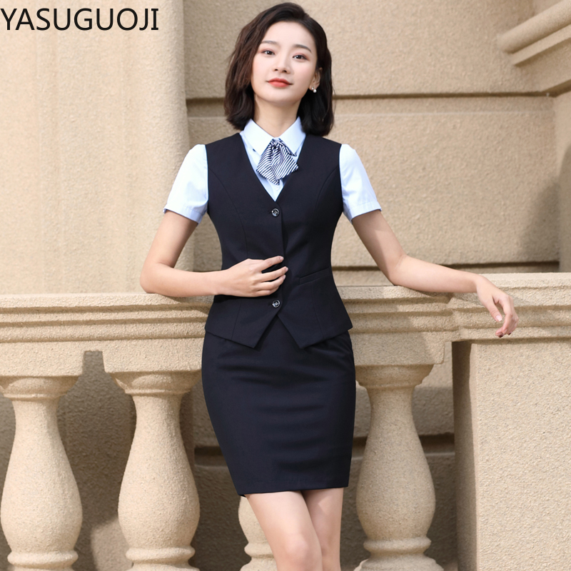 Women Formal Wear For Interview - YASUGUOJI-سترة مكتب أنيقة للنساء ، ملابس