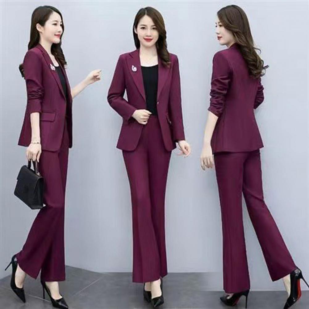 Women'S Formal Wear With Pants - طقم نسائي رسمي من قطعتين: جاكيت