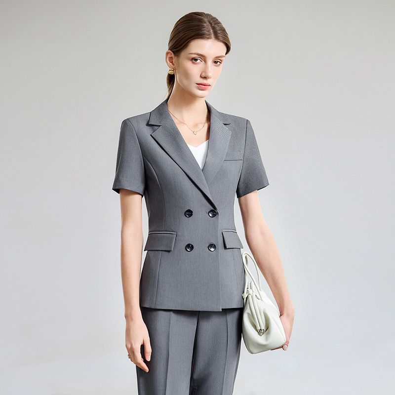 بدلة صيفية نسائية رقيقة بأكمام - مراجعة Women Formal Wear For Interview وسعره