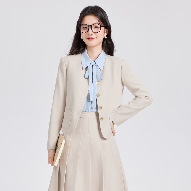 طقم بدلة قصيرة رمادية للنساء م - مراجعة Women Formal Wear For Interview وسعره