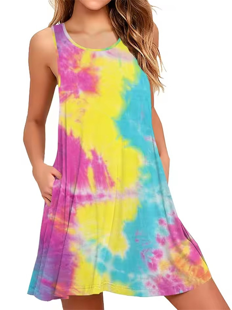 9XL حجم كبير فستان الشمس فضفاض - مراجعة Shift Dress Sleeveless وسعره