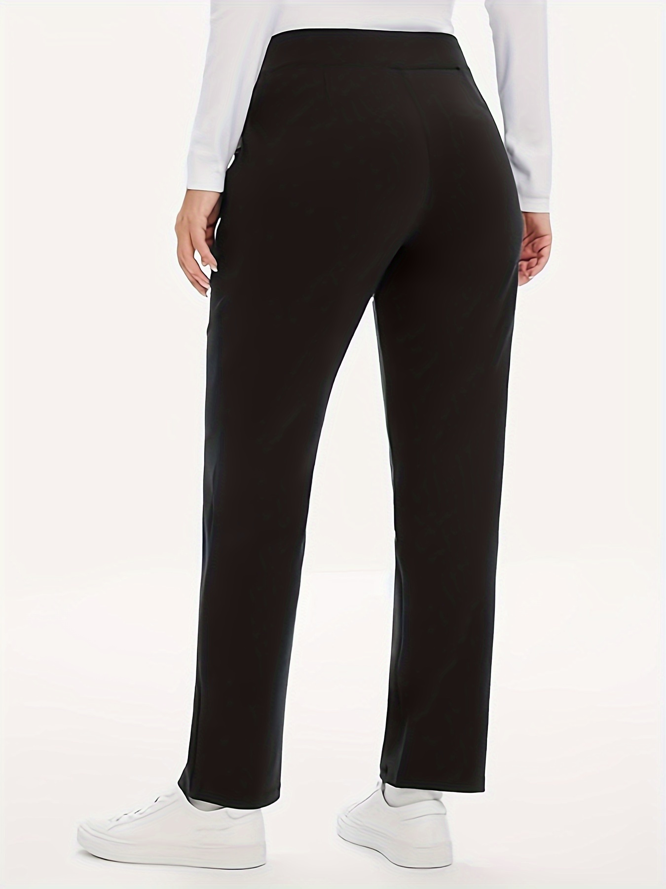 بنطال نسائي مستقيم أحادي اللون - مراجعة Women'S Formal Wear With Pants وسعره