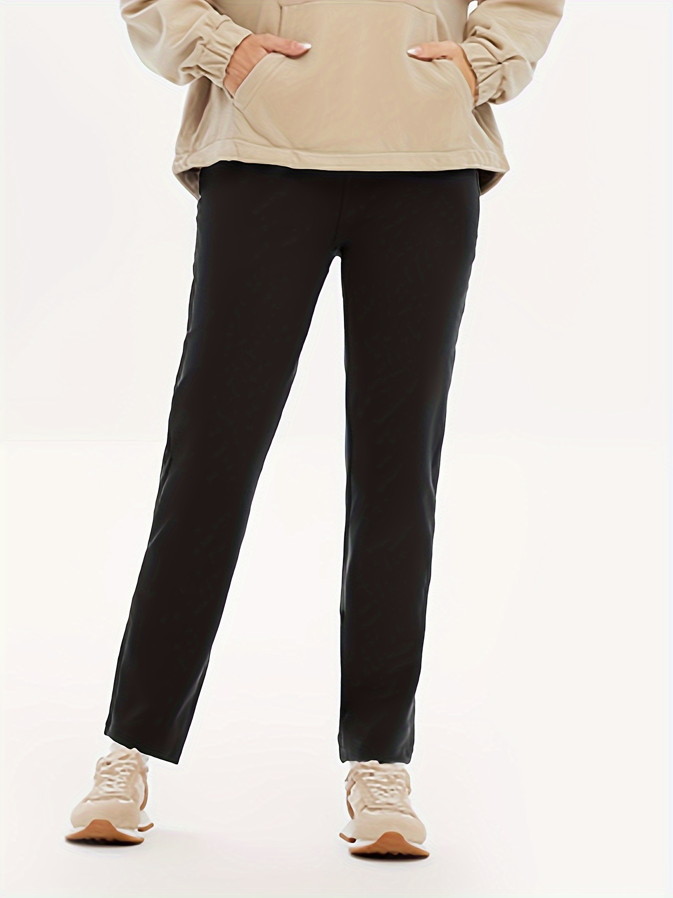بنطال نسائي مستقيم أحادي اللون - مراجعة Women'S Formal Wear With Pants وسعره