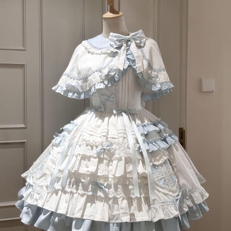 اليابانية تأثيري لوليتا 2 قطعة - مراجعة Shift Dress Sleeveless وسعره