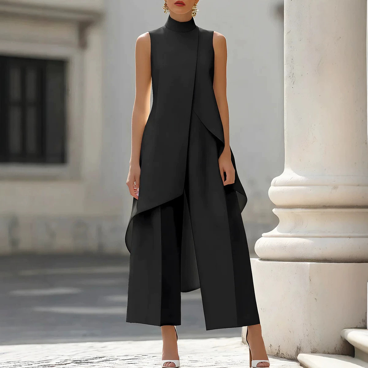 طقم نسائي أنيق مكون من سترة طو - مراجعة Women'S Formal Wear With Pants وسعره