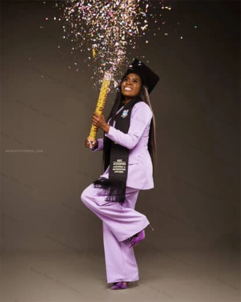 الأرجواني المرأة البدلة مجموعة - مراجعة Women Formal Wear For Graduation وسعره