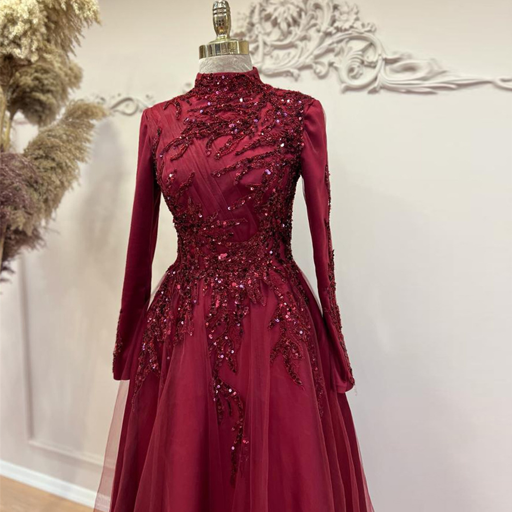 فستان حفلة موسيقية نسائي مطرز  - مراجعة Formal Wear Gowns For Women وسعره
