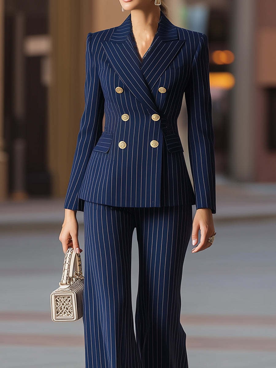 طقم بدلة نسائية أنيقة باللون ا - مراجعة Tailored Trouser Wide وسعره