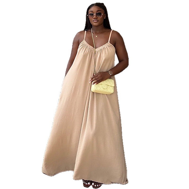 فستان طويل نسائي بحمالات، فسات - مراجعة Formal Wear Gowns For Women وسعره