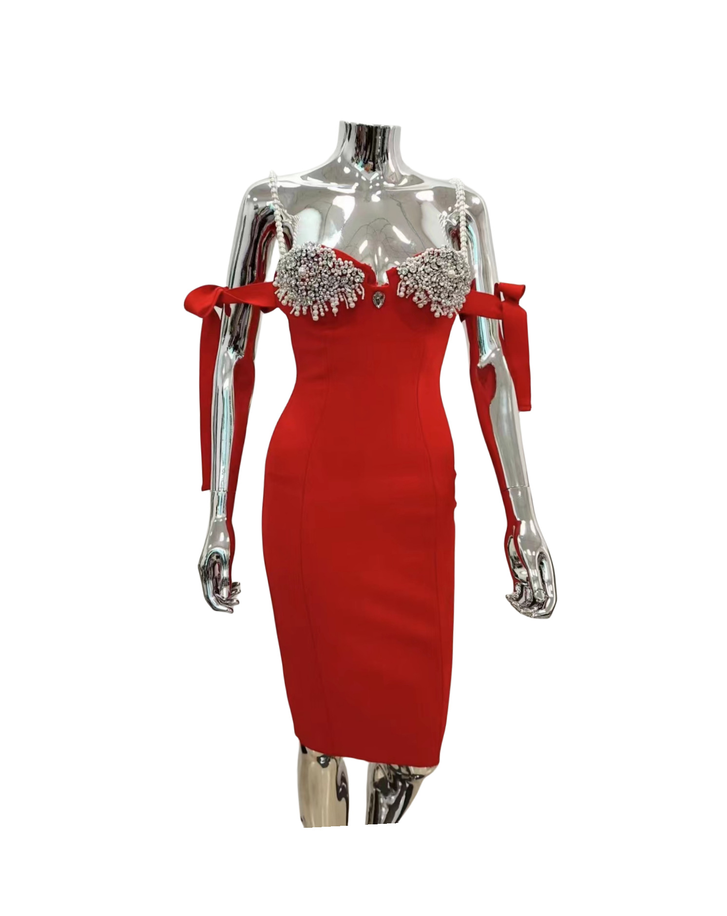 فستان سهرة طويل أنيق بحمالات ر - مراجعة Women'S Formal Evening Wear Tops وسعره