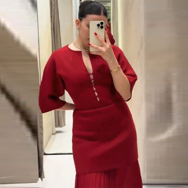 فستان ماكسي أنيق للنساء بلون ن - مراجعة Women'S Formal Evening Wear Tops وسعره