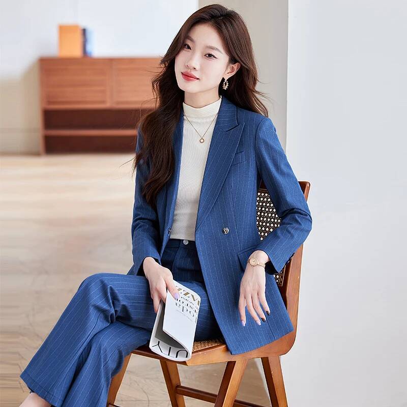 نسيج عالي الجودة أنيق مخطط ملا - مراجعة Women Formal Wear For Interview وسعره