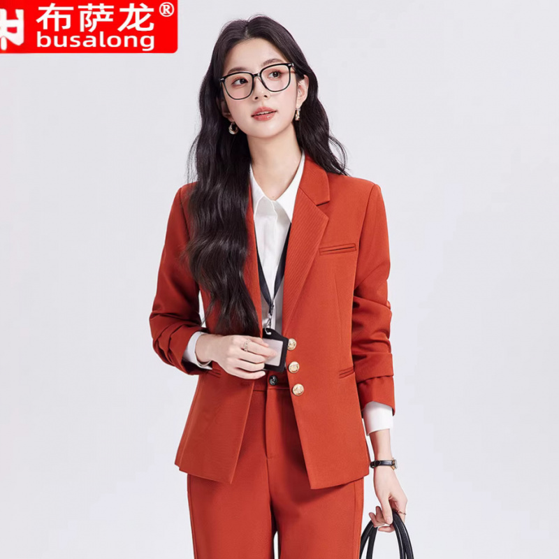 طقم بدلة نسائية بلون الكاكي، ر - مراجعة Women Formal Wear For Interview وسعره