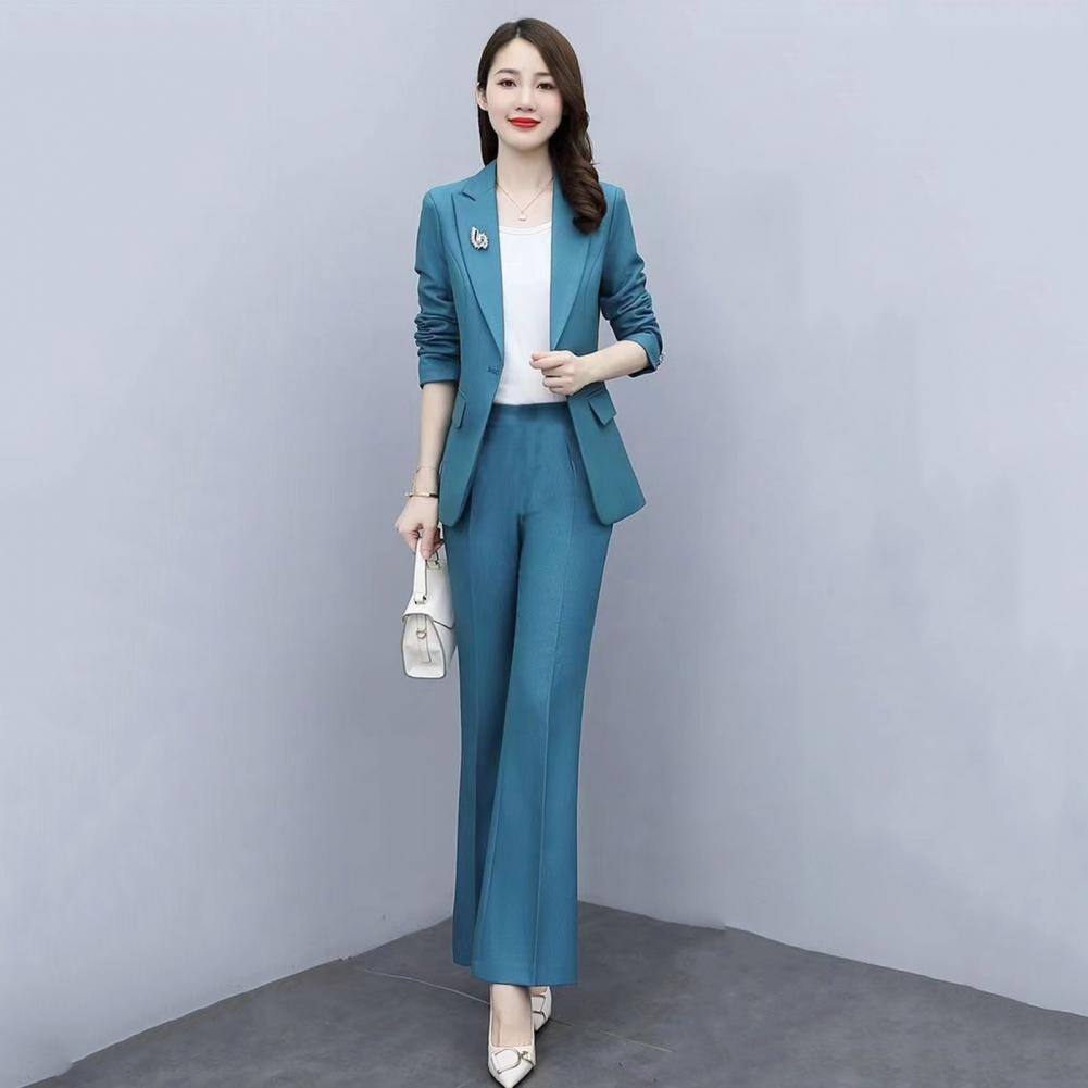 طقم نسائي رسمي من قطعتين: جاكي - مراجعة Women'S Formal Wear With Pants وسعره